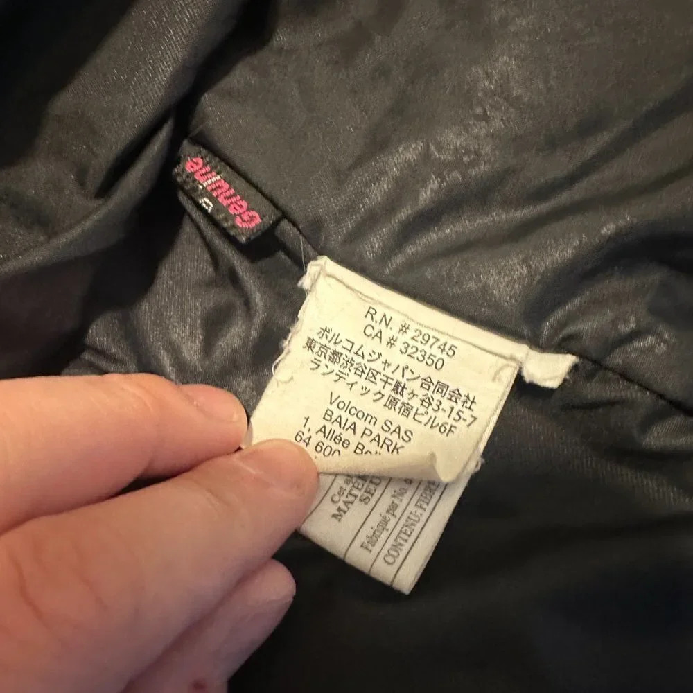 Volcom Button Front Insulated Snowboat Coat Deep … - image 7